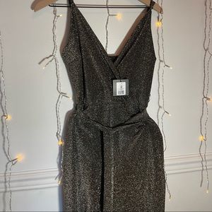 Women’s Charlotte Russe Sparkly Romper | Size Large